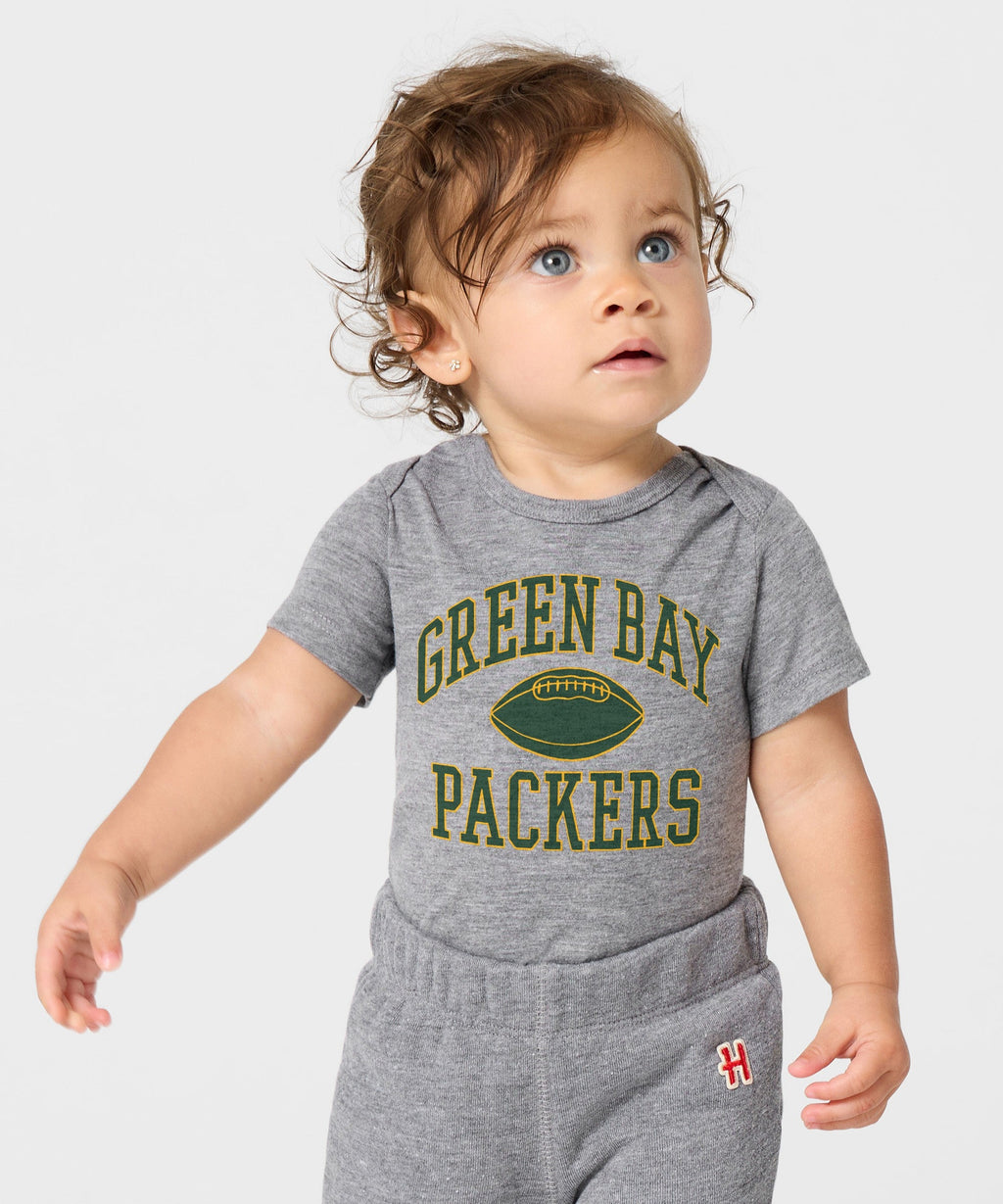 Green Bay Packers Gridiron Baby One Piece
