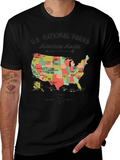 US National Parks Adventure Awaits T-Shirt product image 1