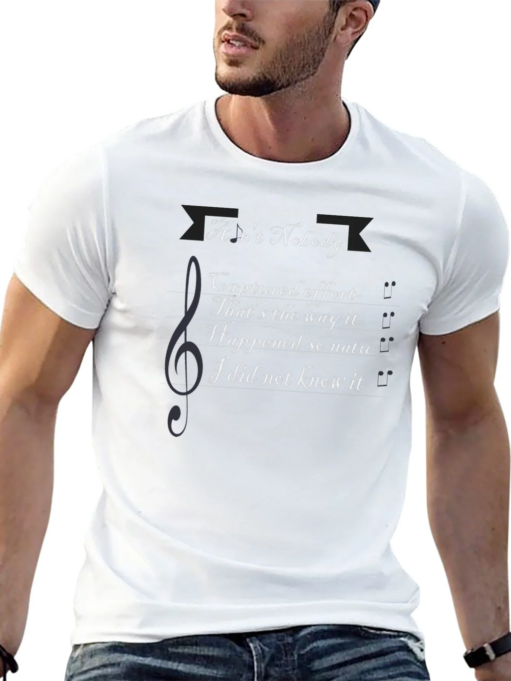 Aint Nobody Lyric T-Shirt - Music Inspired Graphic Tee product image 12