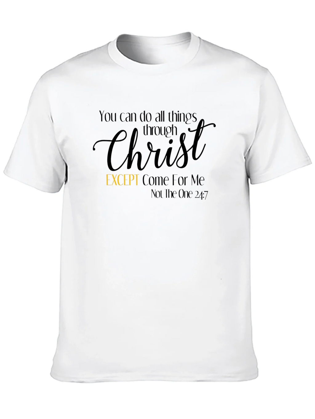 Christian T-Shirt: You Can Do All Things Through Christ product image 9