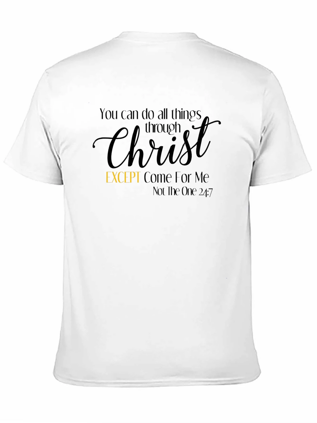 Christian T-Shirt: You Can Do All Things Through Christ product image 10