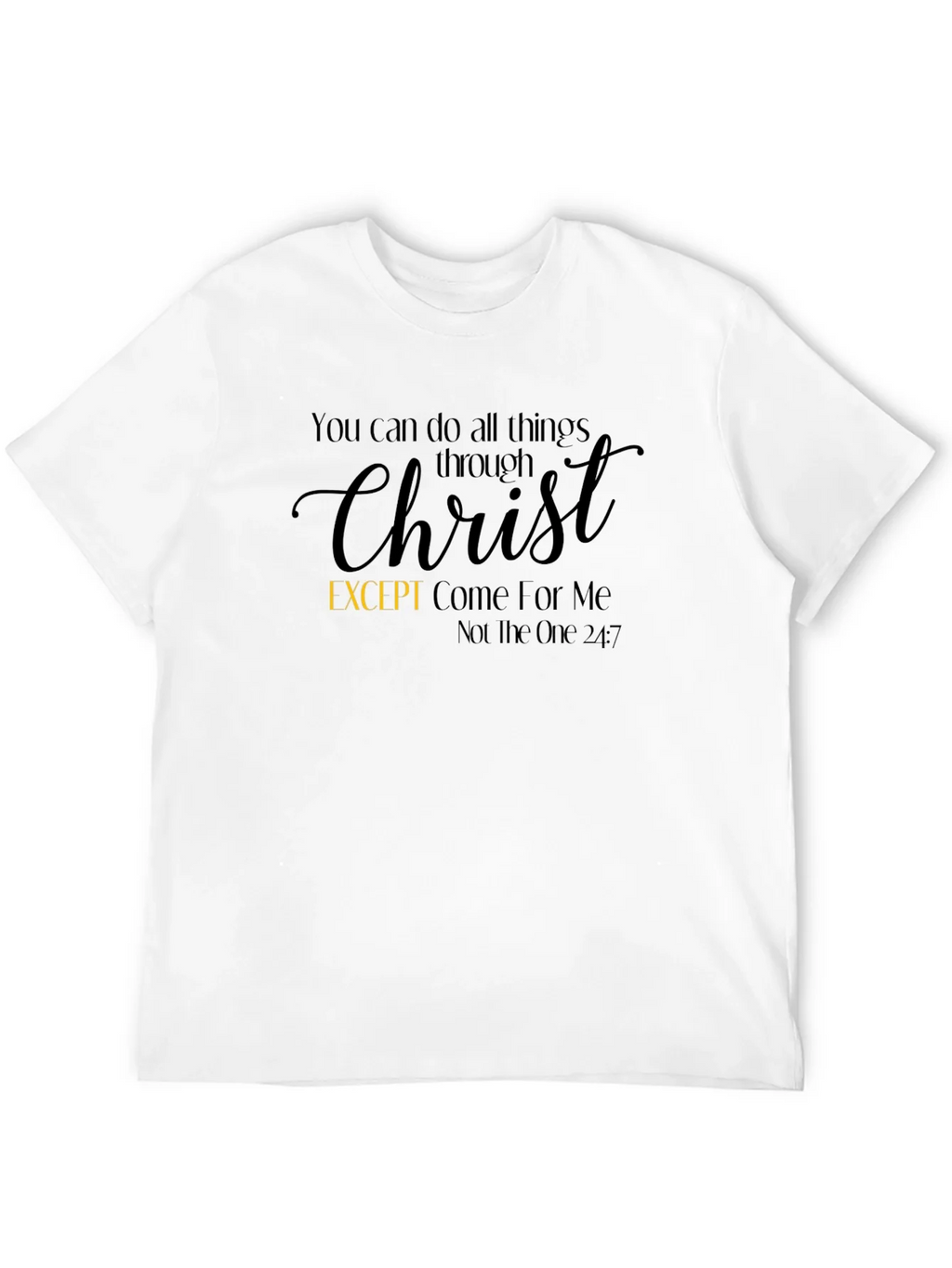 Christian T-Shirt: You Can Do All Things Through Christ product image 11