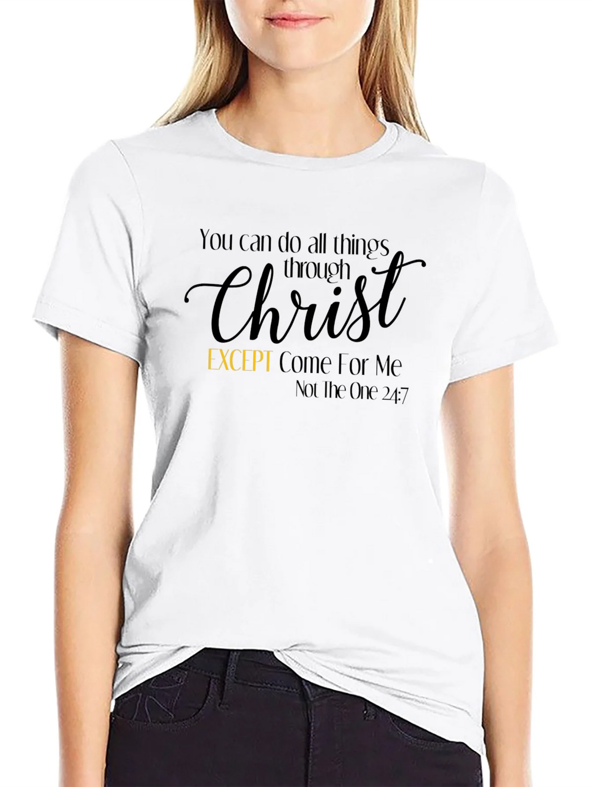 Christian T-Shirt: You Can Do All Things Through Christ product image 8