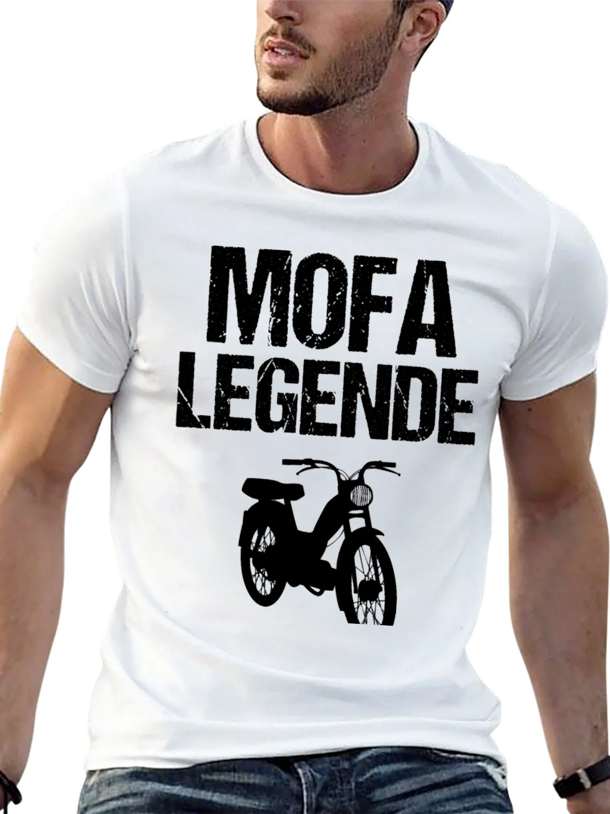 MOFA Legende T-Shirt - Classic Motorcycle Design product image 10