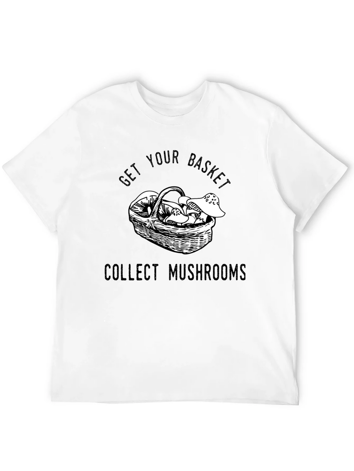 Get Your Basket Collect Mushrooms Black T-Shirt product image 8