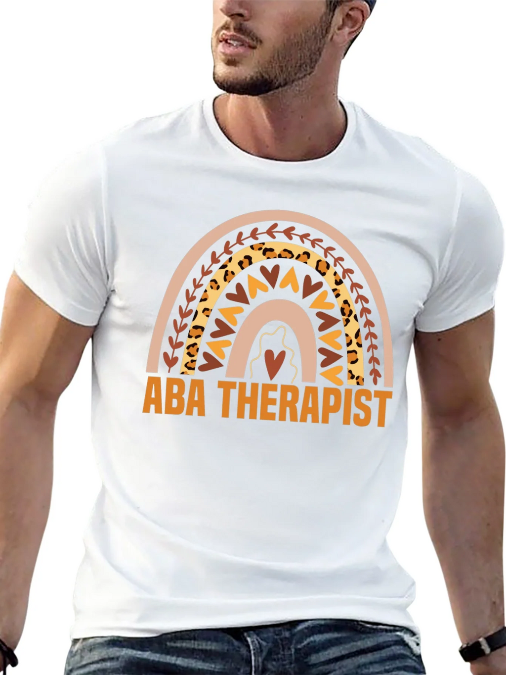ABA Therapist Rainbow Graphic Tee product image 12