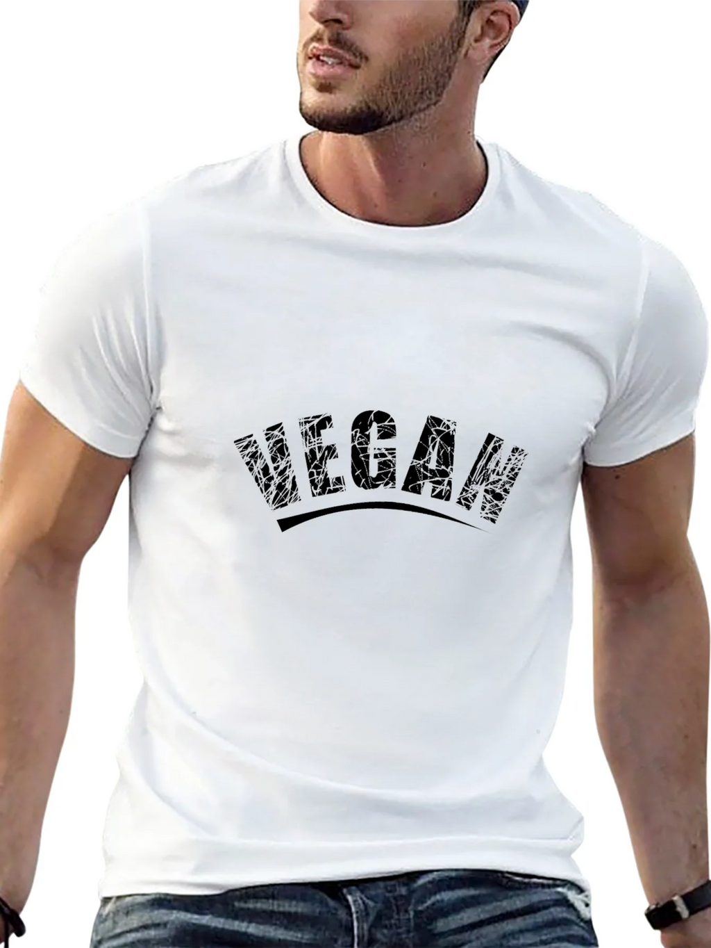 Vegan T-Shirt - Mens Black Graphic Tee product image 12