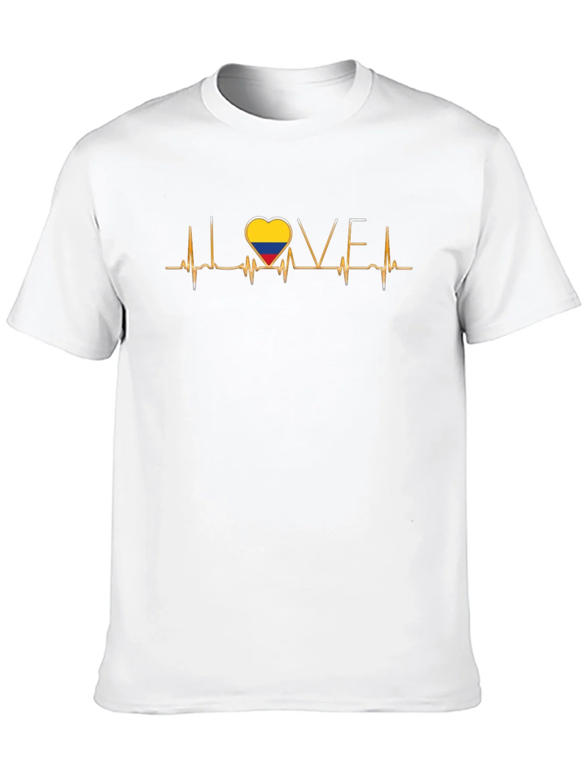 Colombian Heartbeat Love Graphic Tee product image 9