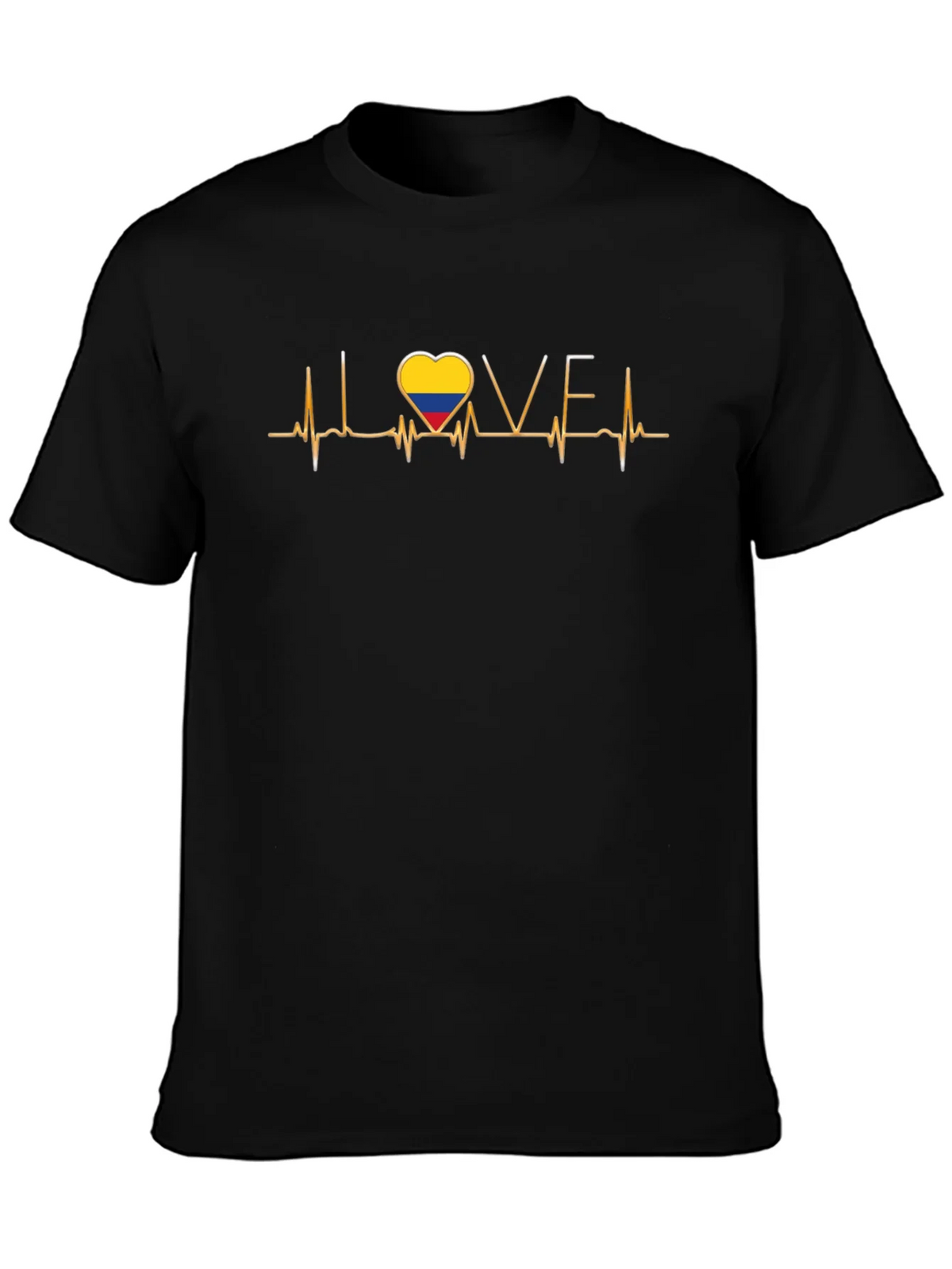 Colombian Heartbeat Love Graphic Tee product image 3