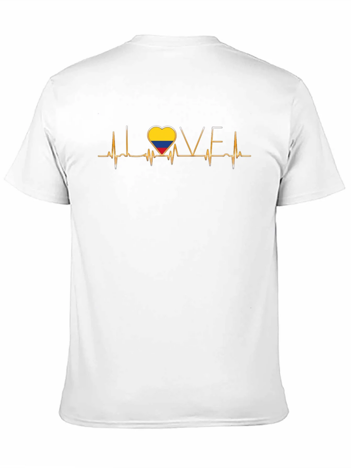 Colombian Heartbeat Love Graphic Tee product image 10