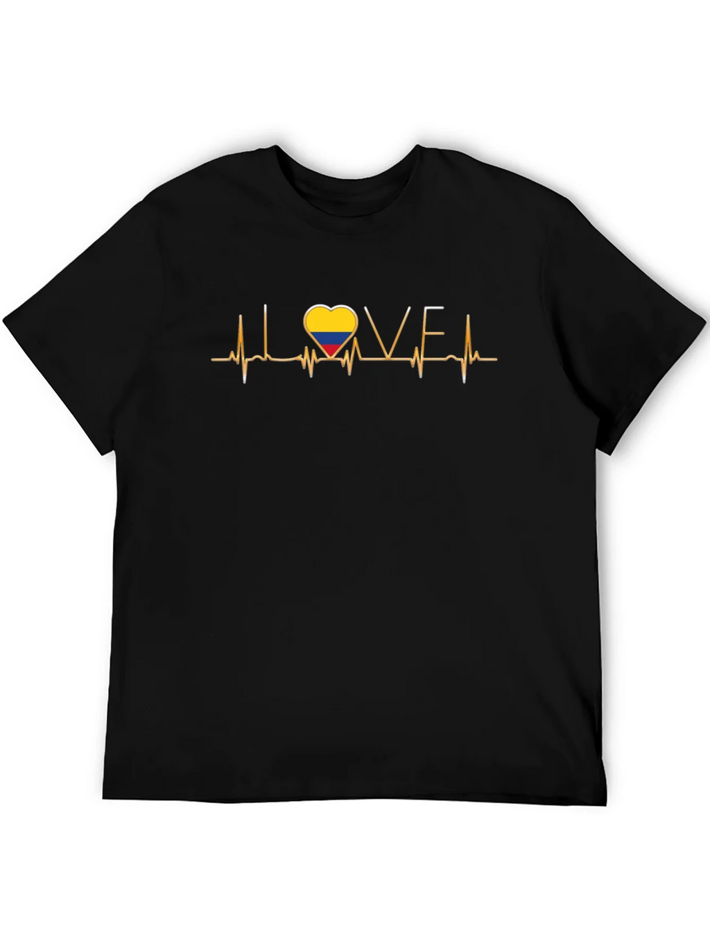 Colombian Heartbeat Love Graphic Tee product image 5