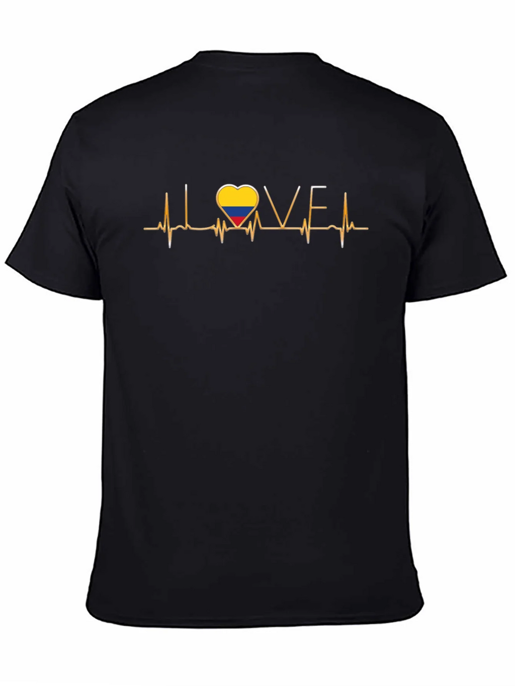 Colombian Heartbeat Love Graphic Tee product image 4