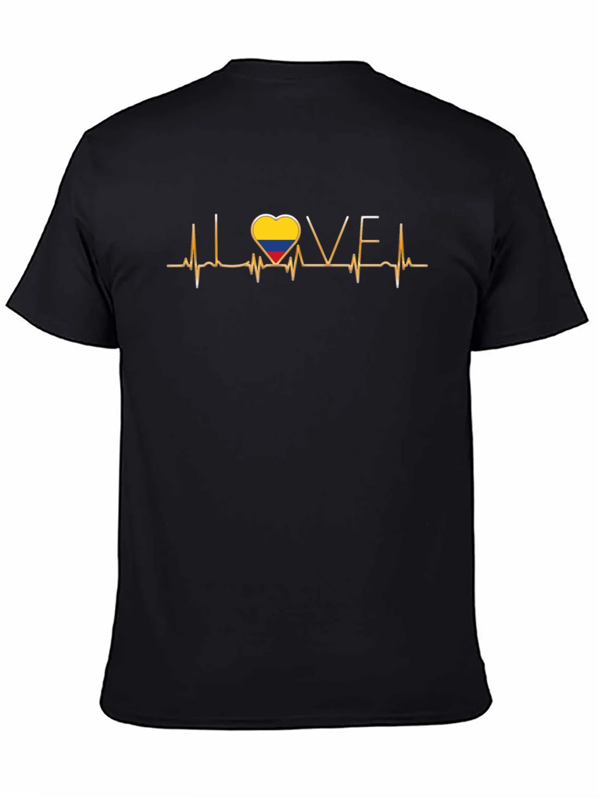 Colombian Heartbeat Love Graphic Tee product image 4
