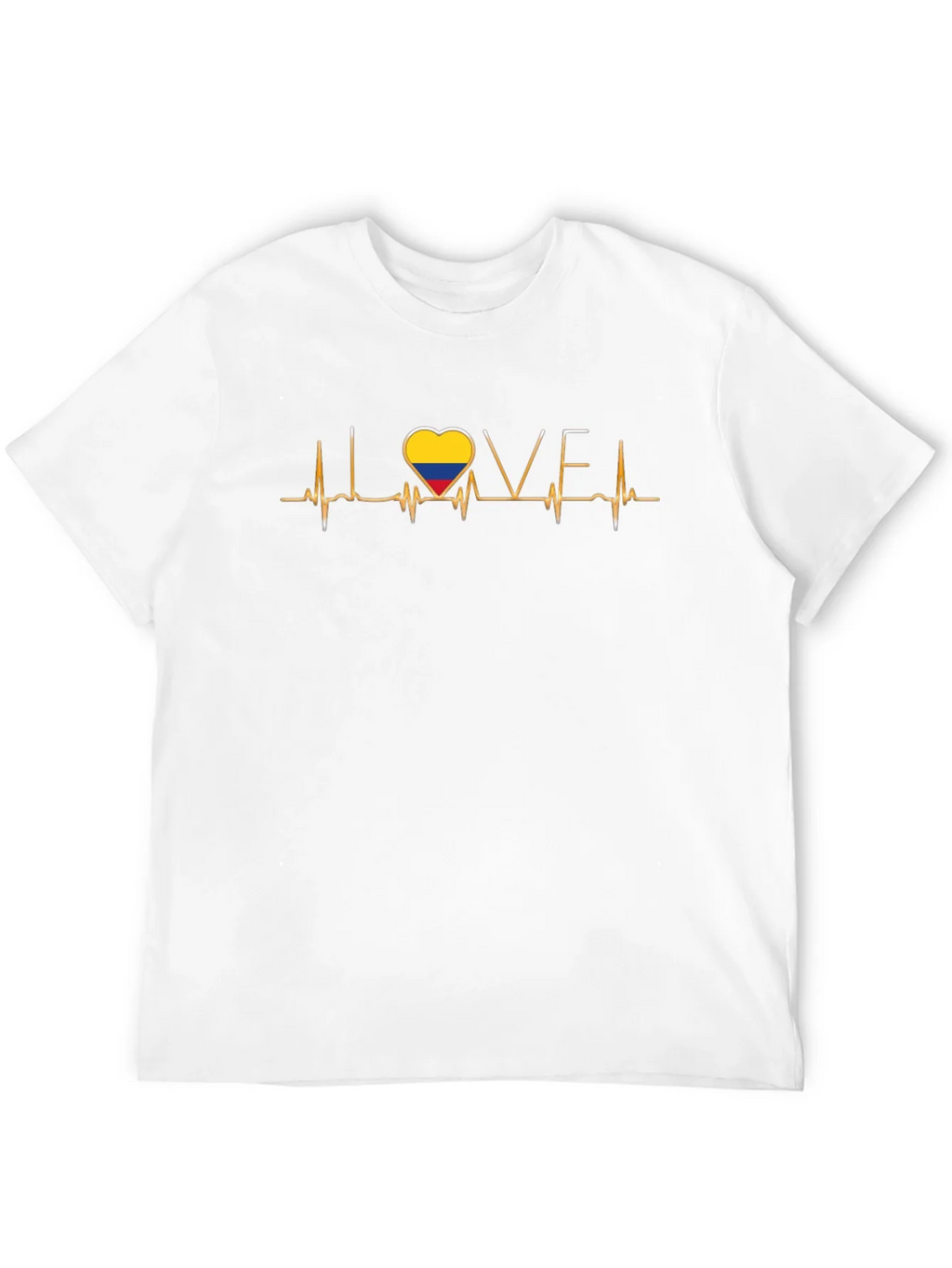 Colombian Heartbeat Love Graphic Tee product image 11