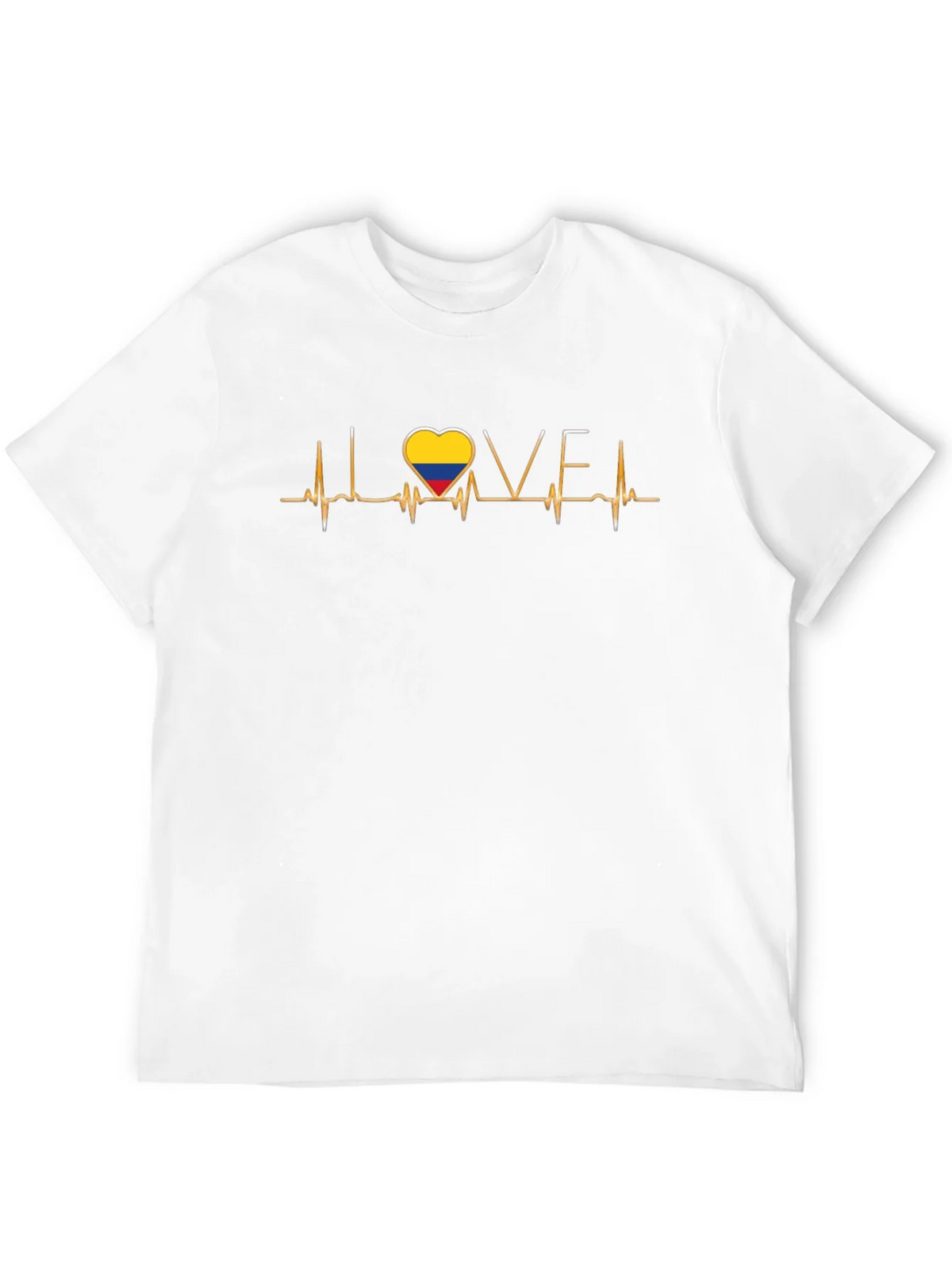 Colombian Heartbeat Love Graphic Tee product image 11