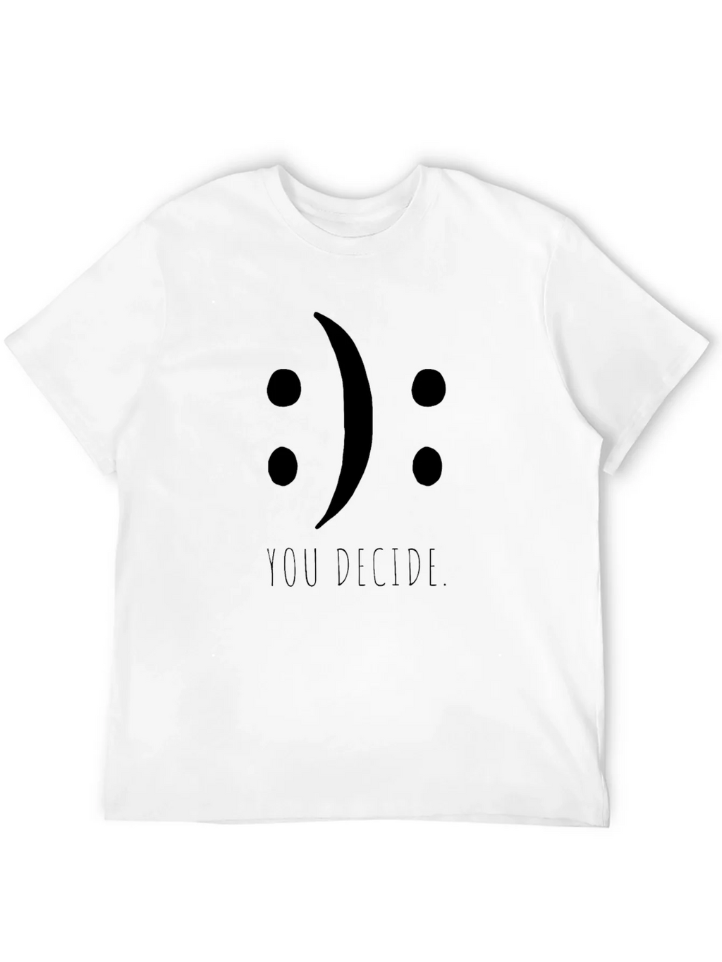 You Decide Tee - Black Graphic T-Shirt product image 11