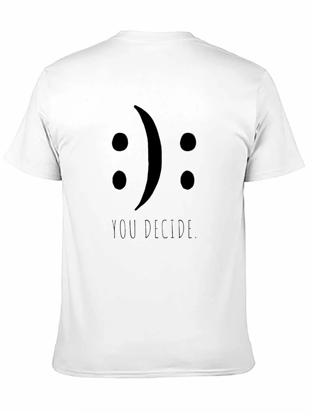 You Decide Tee - Black Graphic T-Shirt product image 10