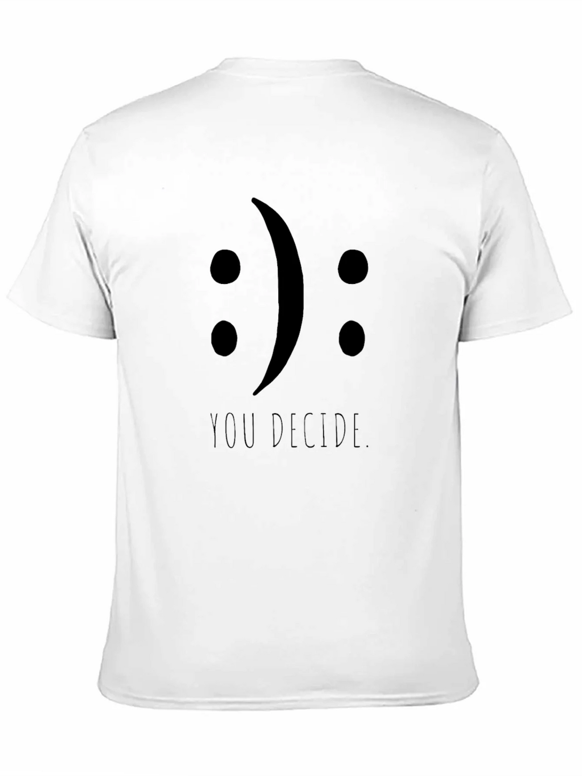You Decide Tee - Black Graphic T-Shirt product image 10