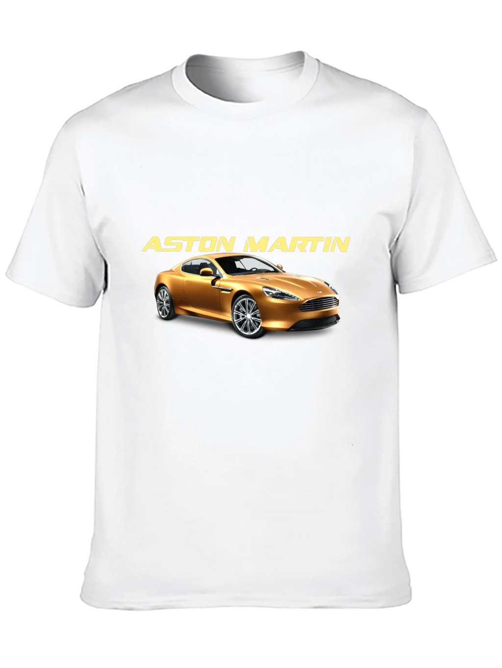 Aston Martin Car Graphic Tee - Black Cotton product image 9