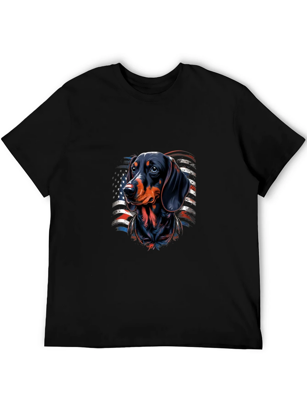 Dachshund USA Flag Graphic T-Shirt product image 4
