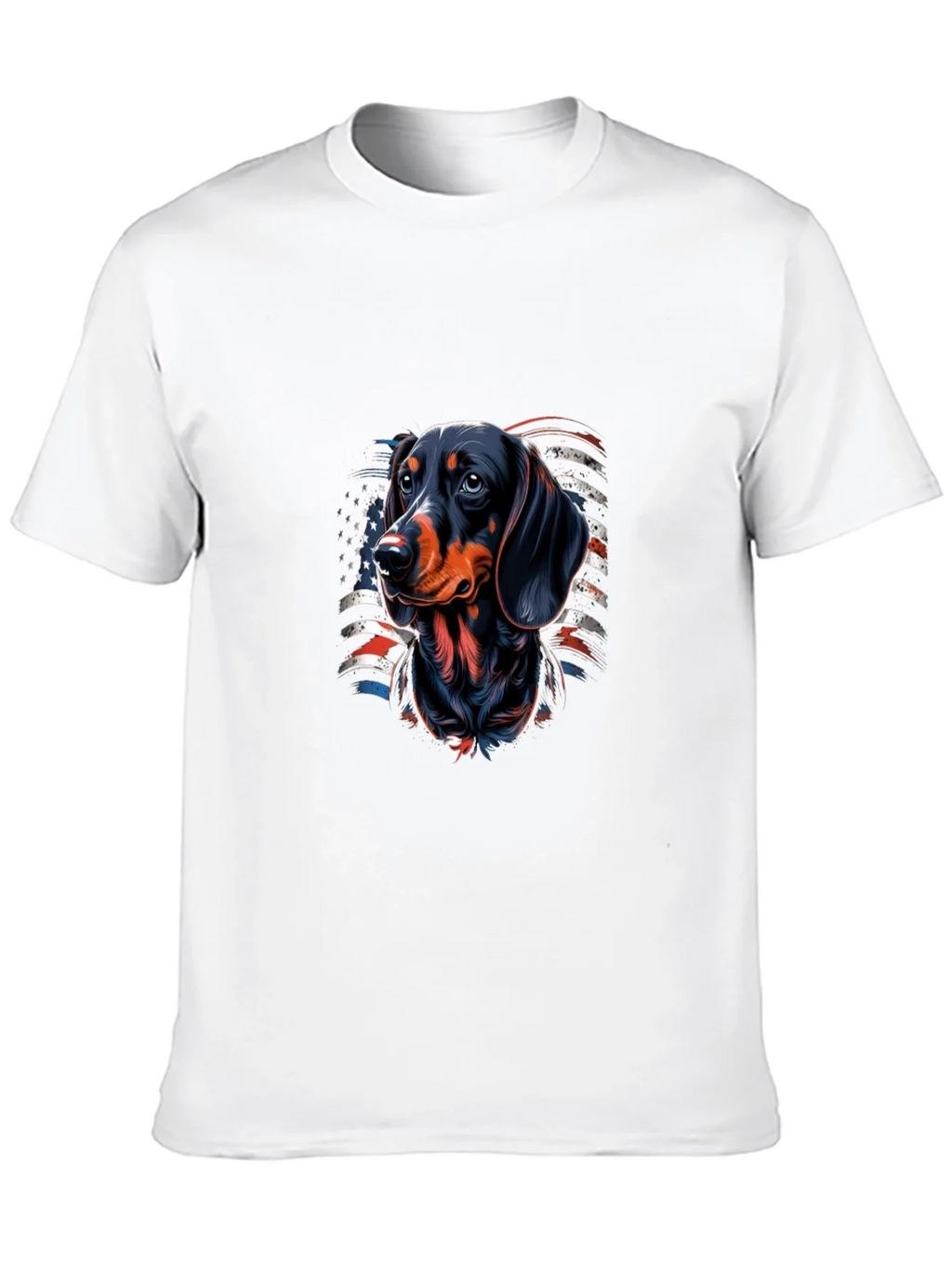 Dachshund USA Flag Graphic T-Shirt product image 8