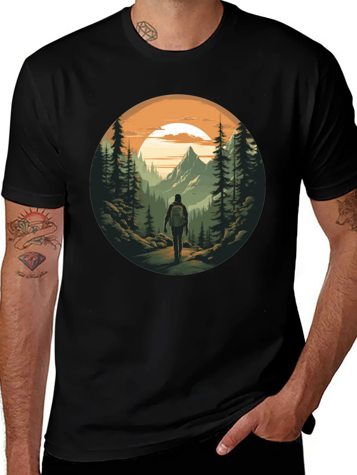 Mountain Hiker Graphic Tee - Adventure Awaits! product image 1