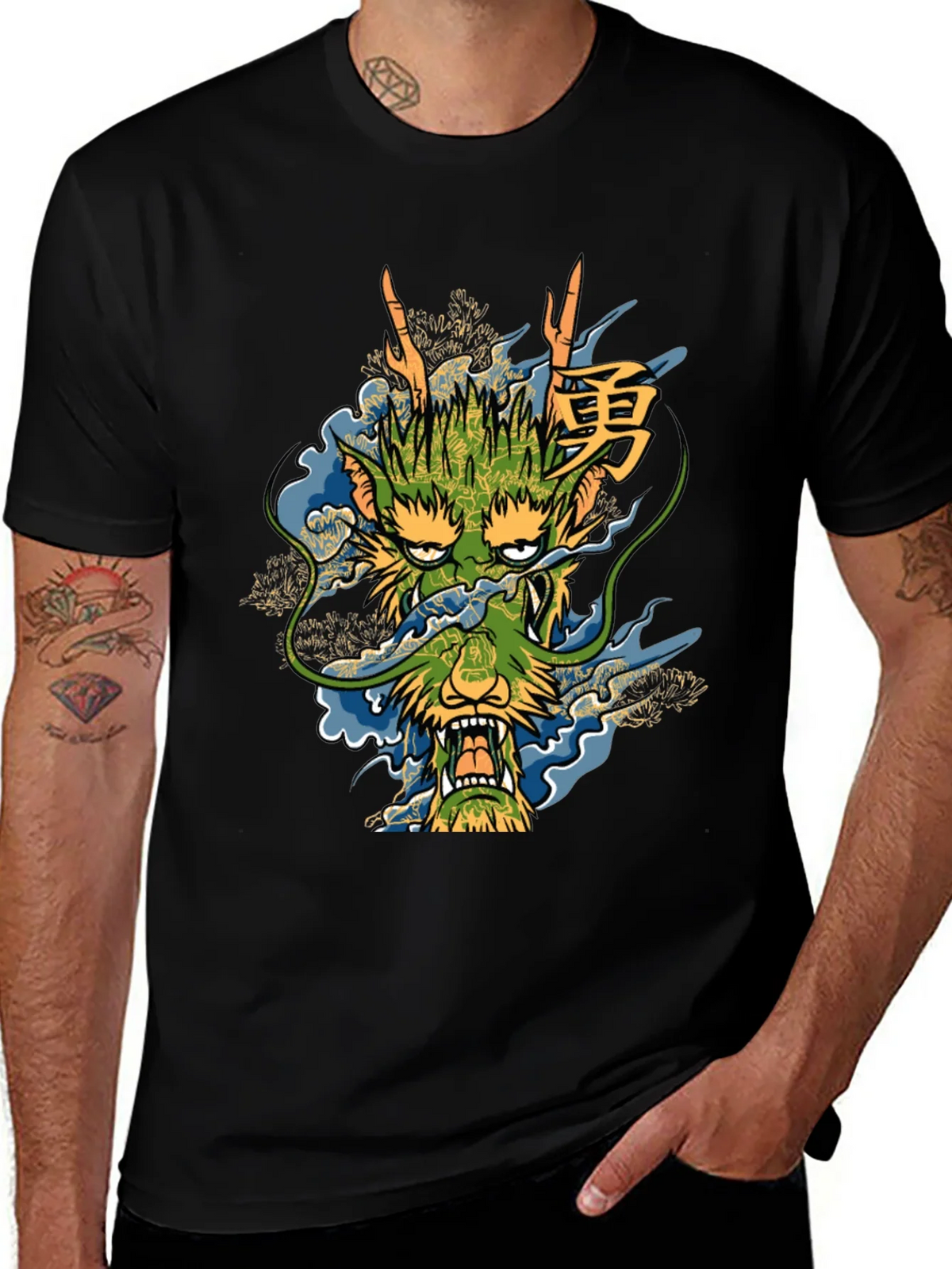 Dragon Graphic Tee - Unique Asian Style Design product image 1