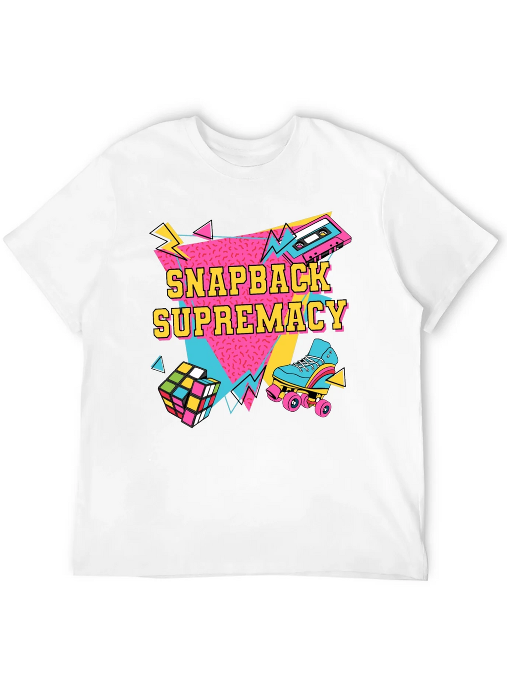 Retro Snapback Supremacy T-Shirt - 80s Throwback Style product image 9