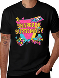 Retro Snapback Supremacy T-Shirt - 80s Throwback Style product image 1