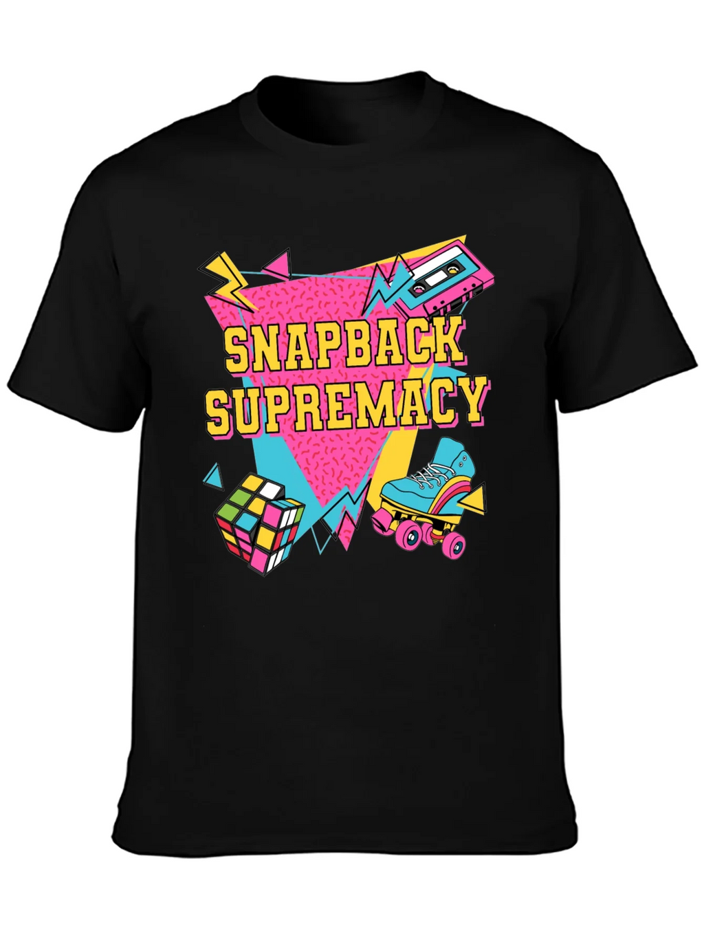 Retro Snapback Supremacy T-Shirt - 80s Throwback Style product image 3