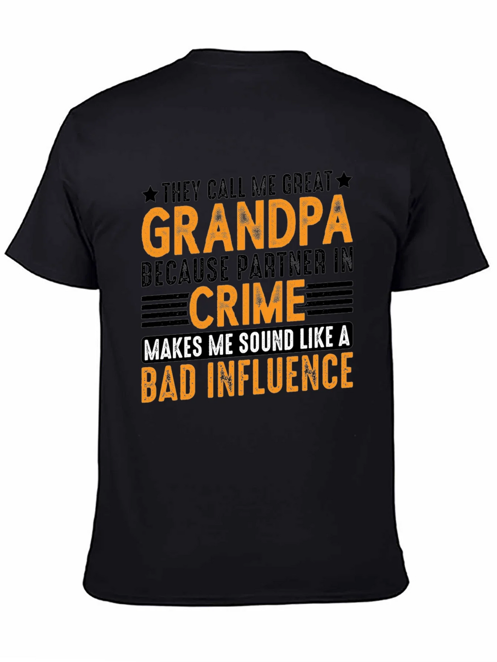 Great Grandpa Partner in Crime Graphic T-Shirt product image 4