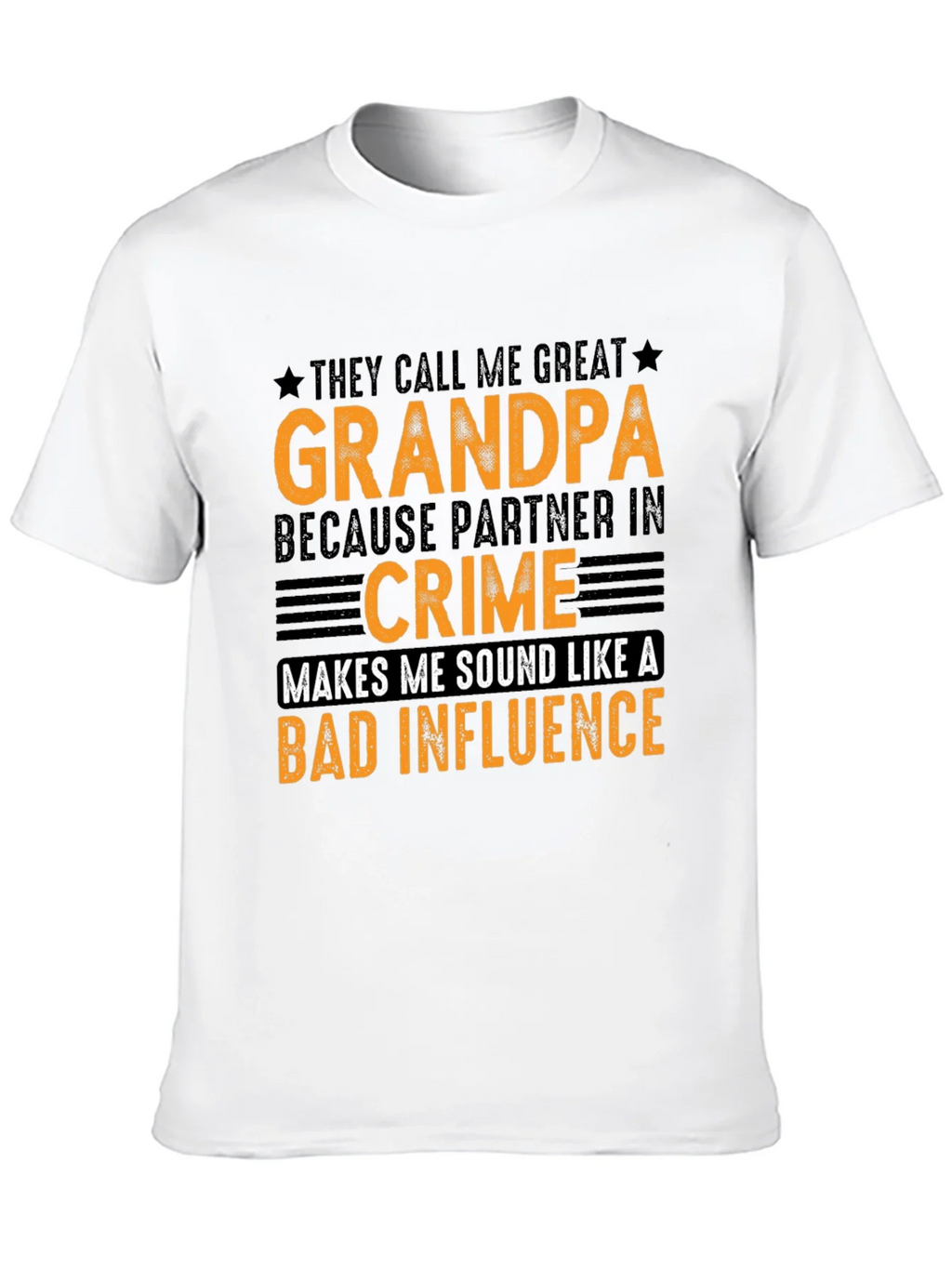 Great Grandpa Partner in Crime Graphic T-Shirt product image 8