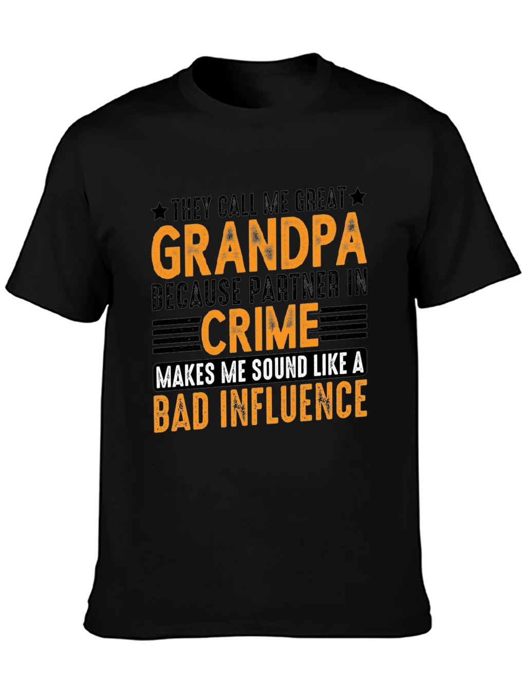 Great Grandpa Partner in Crime Graphic T-Shirt product image 3