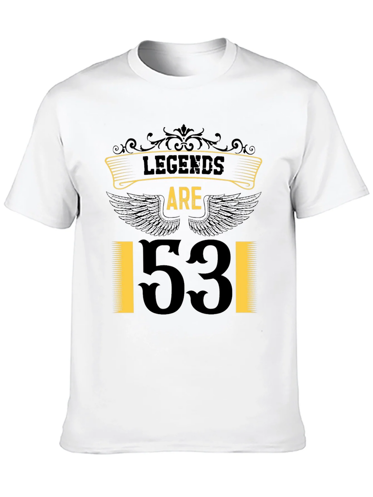 Legends Are 53! Black Graphic Tee product image 9