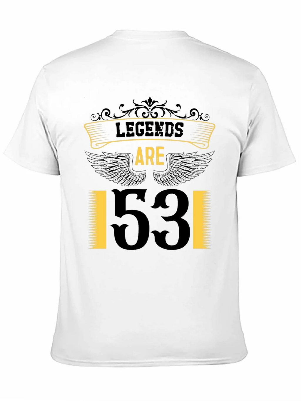 Legends Are 53! Black Graphic Tee product image 10