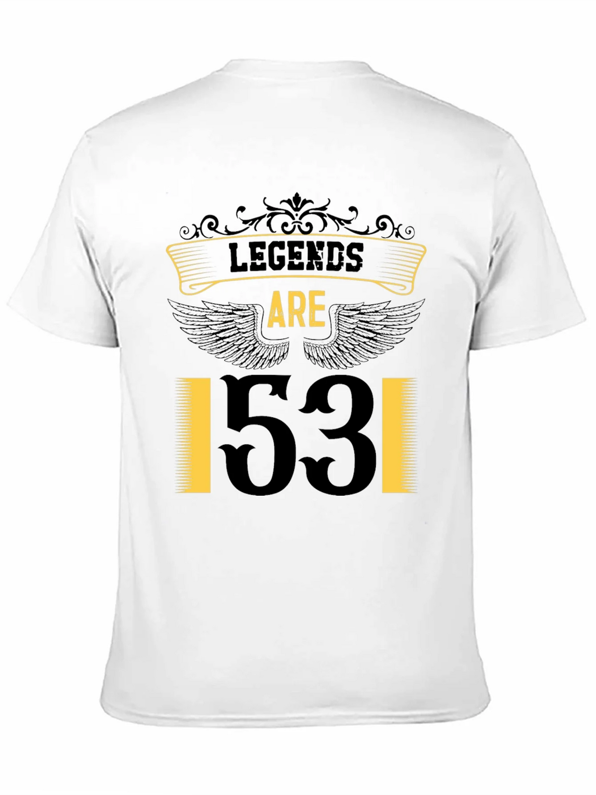 Legends Are 53! Black Graphic Tee product image 10