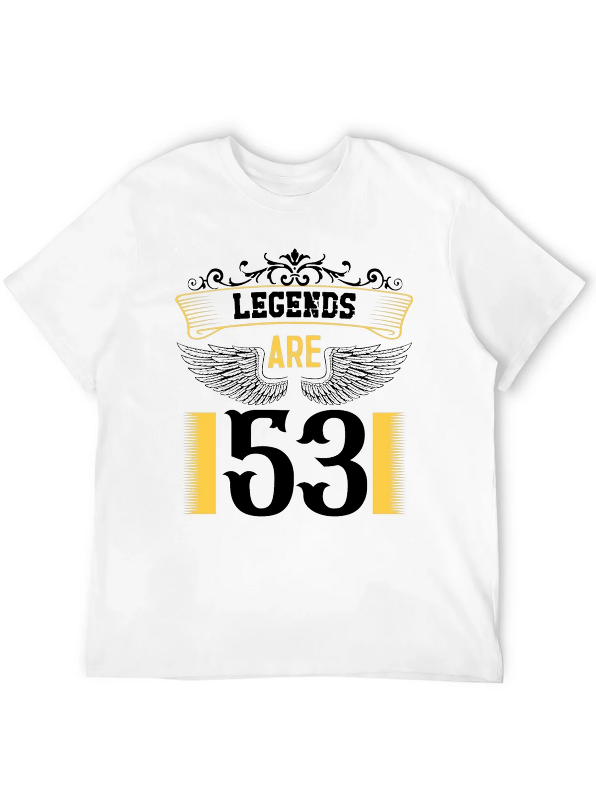 Legends Are 53! Black Graphic Tee product image 11