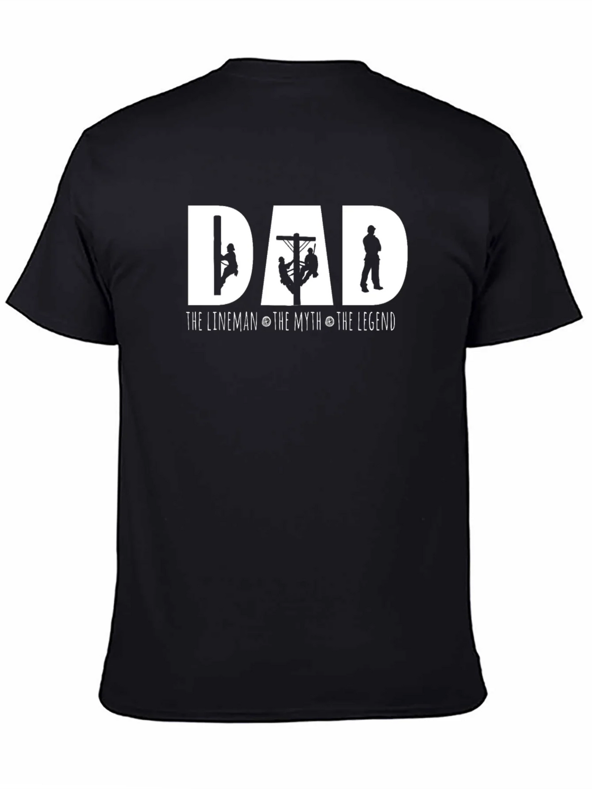Dad Lineman T-Shirt - The Myth Legend Fathers Day Tee product image 4