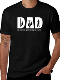 Dad Lineman T-Shirt - The Myth Legend Fathers Day Tee product image 1