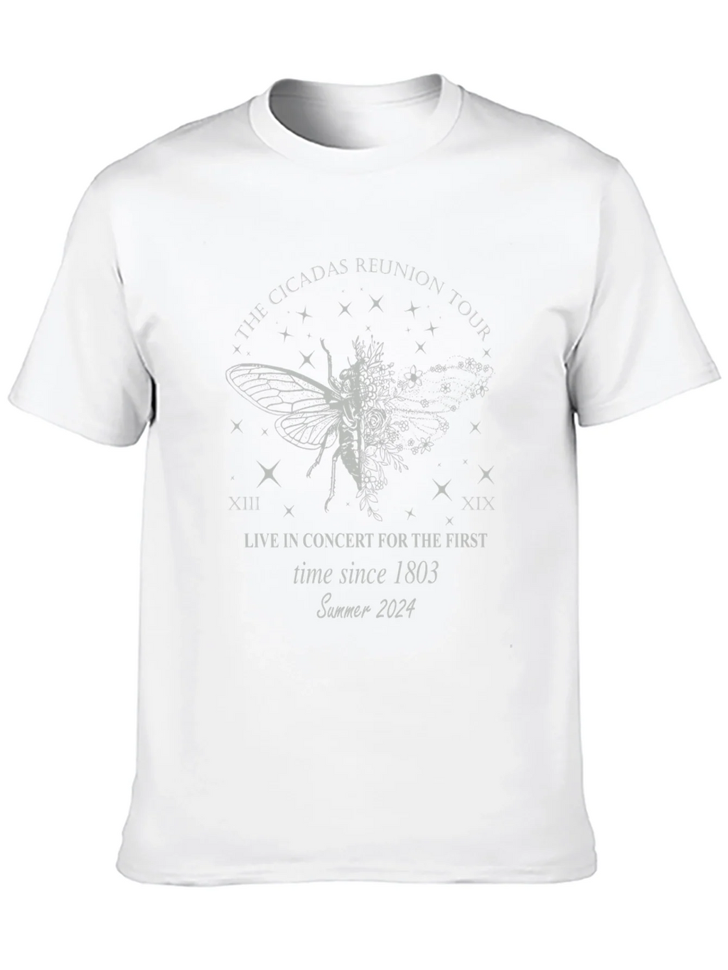 Cicadas Reunion Tour 2024 Black T-Shirt product image 9