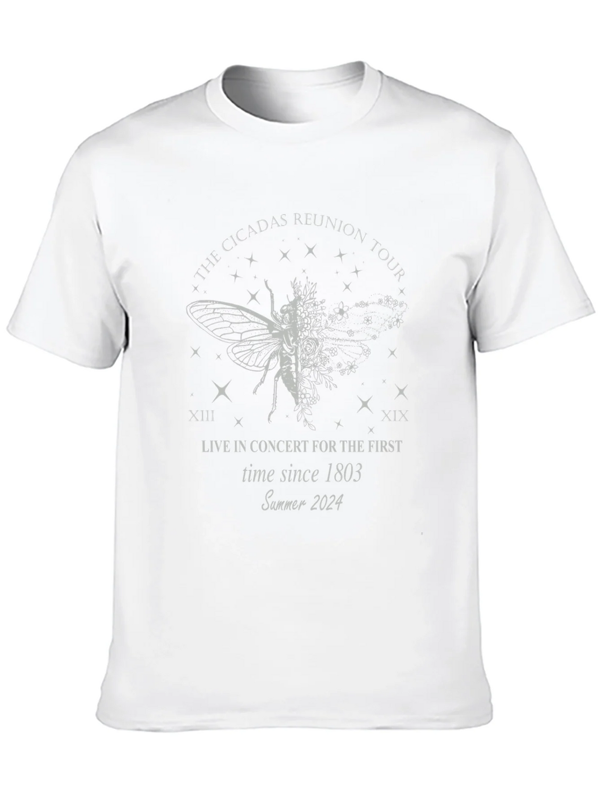 Cicadas Reunion Tour 2024 Black T-Shirt product image 9