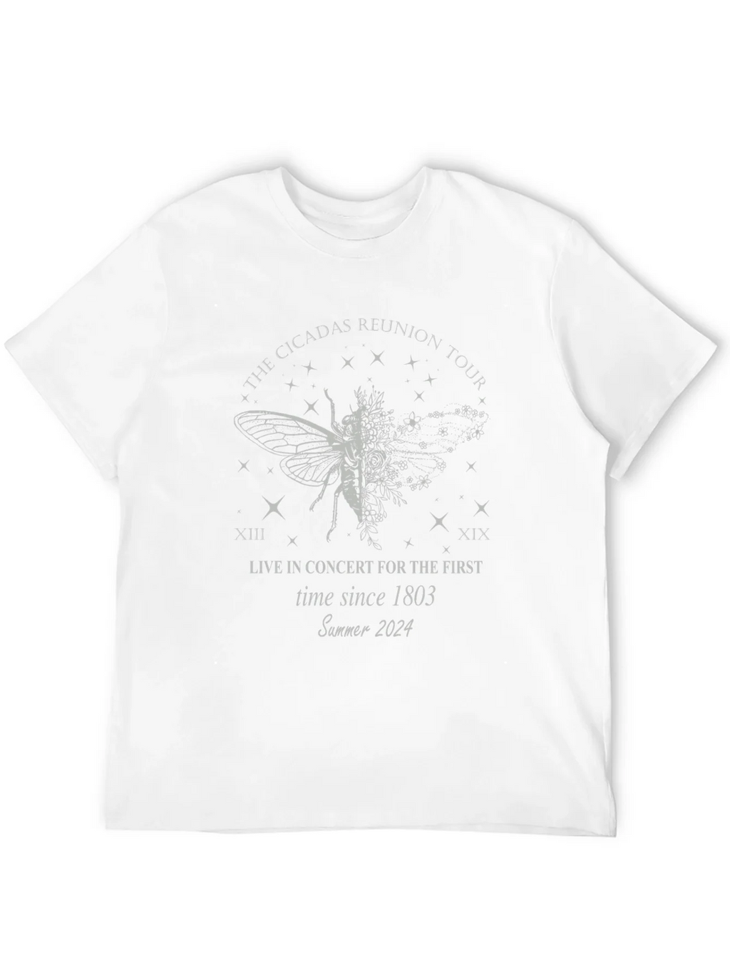 Cicadas Reunion Tour 2024 Black T-Shirt product image 11