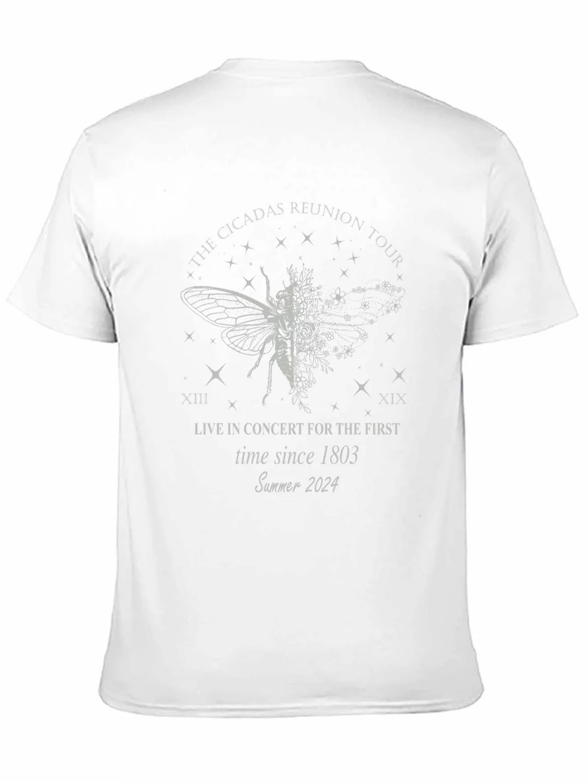 Cicadas Reunion Tour 2024 Black T-Shirt product image 10