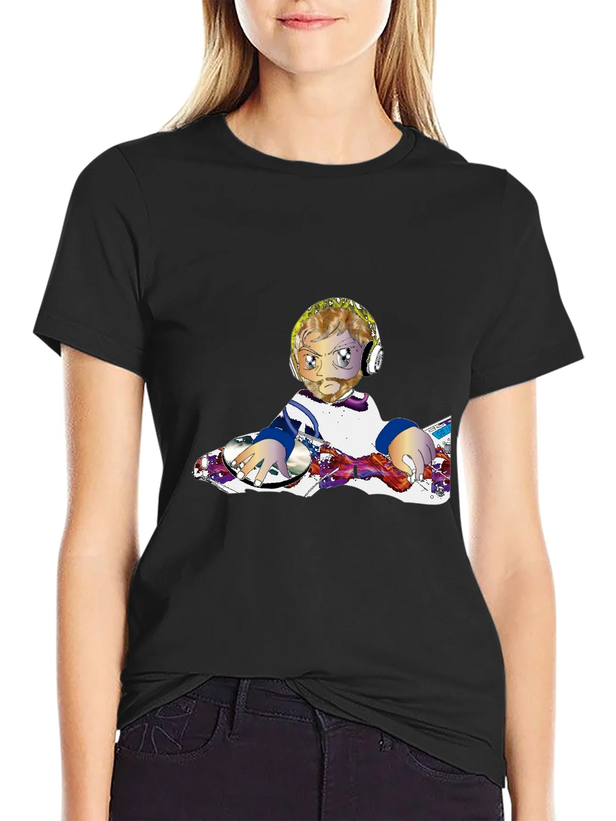 DJ Anime Graphic T-Shirt product image 2