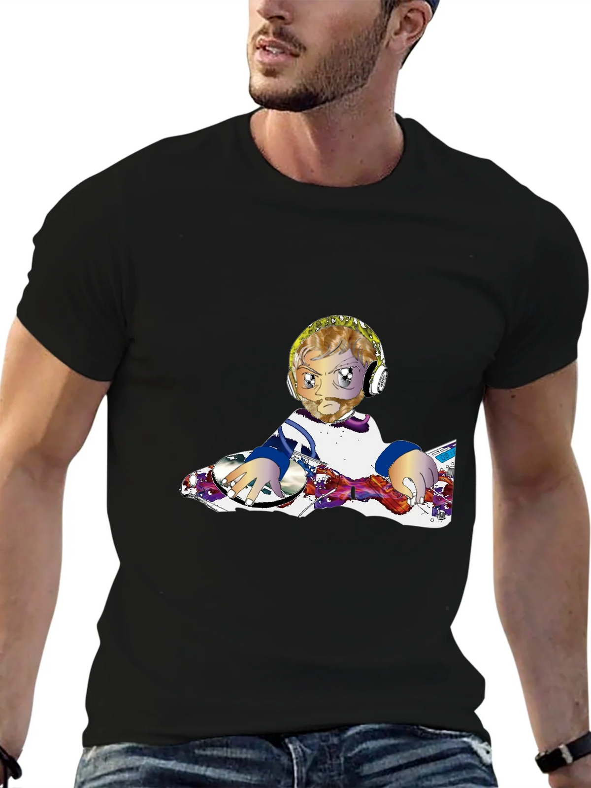 DJ Anime Graphic T-Shirt product image 6