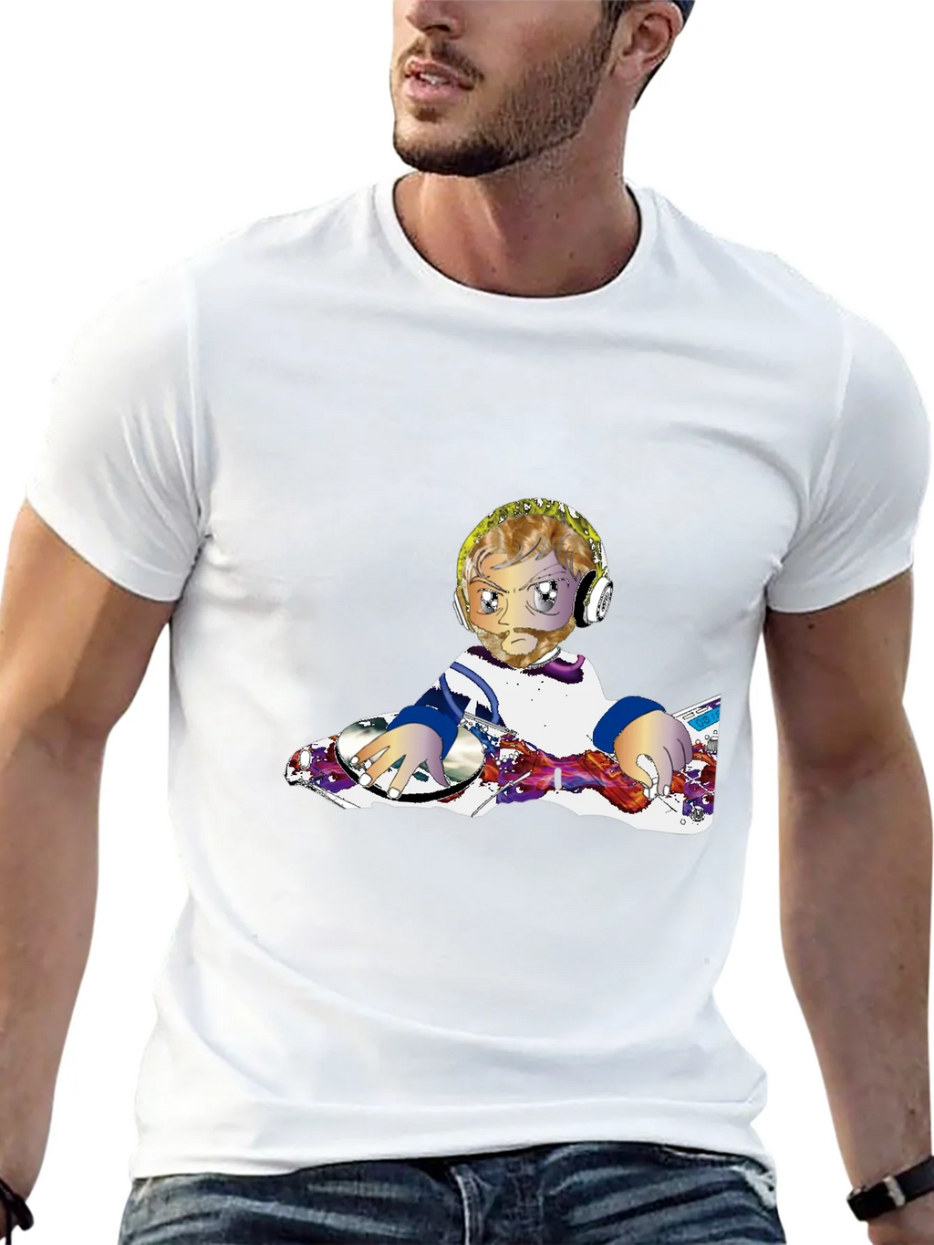 DJ Anime Graphic T-Shirt product image 12
