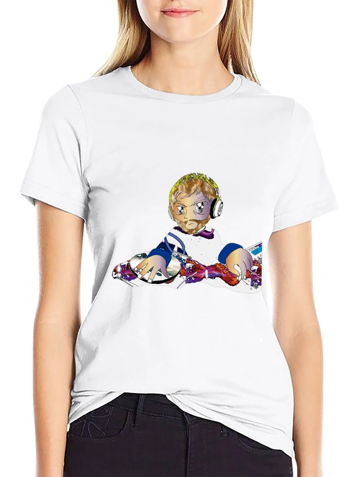 DJ Anime Graphic T-Shirt product image 8