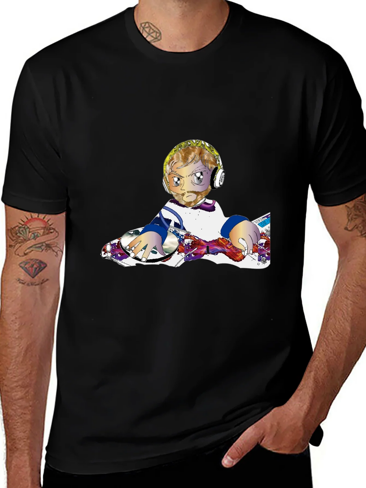 DJ Anime Graphic T-Shirt product image 1