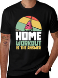 Home Workout T-Shirt - Funny Fitness Tee product image 1