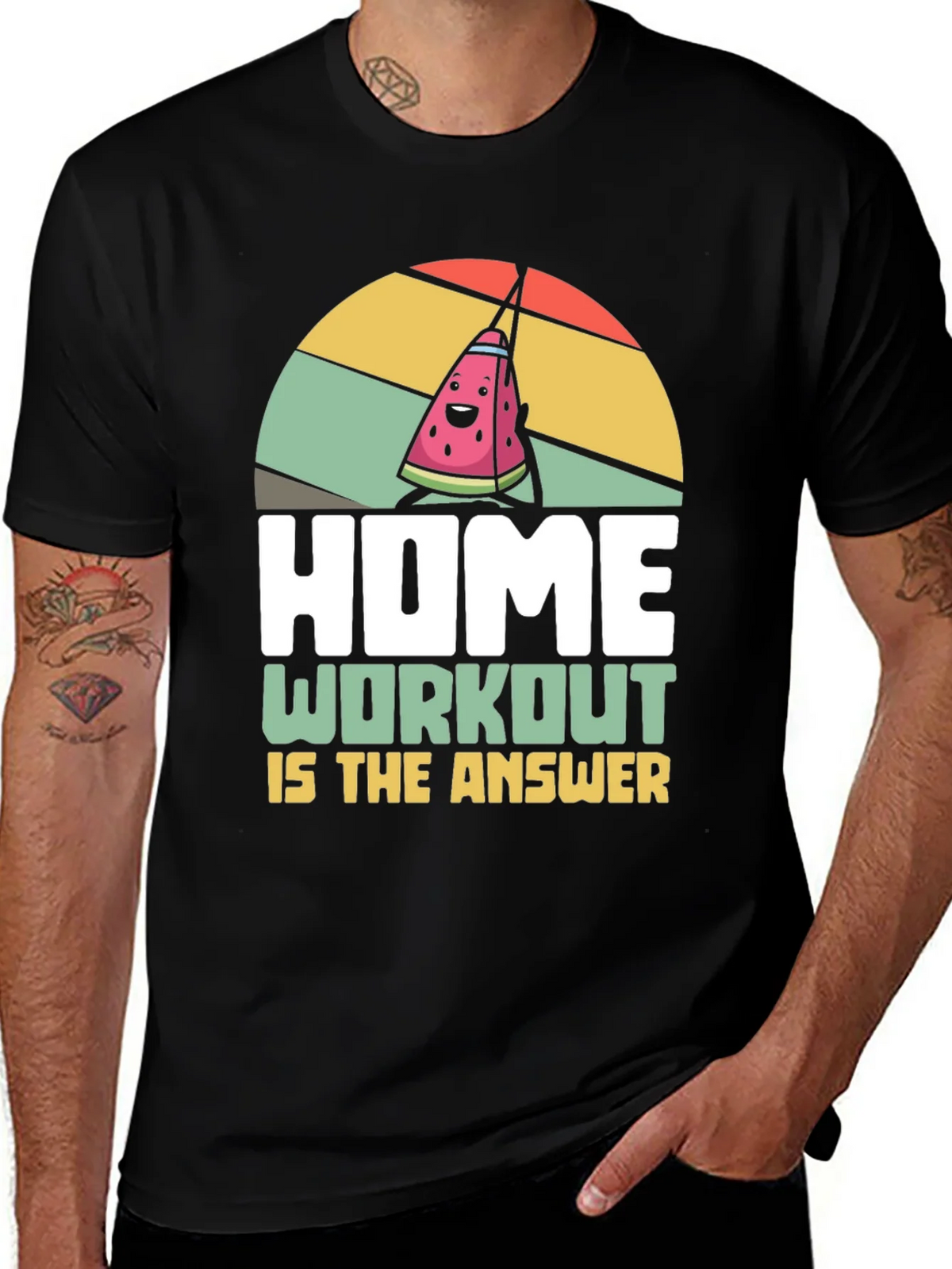 Home Workout T-Shirt - Funny Fitness Tee product image 1
